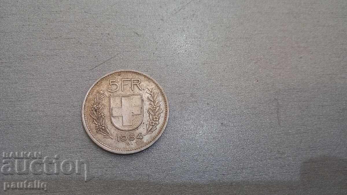 5 Φράγκα 1954 γρ Γράμμα Β 5 Φράγκα 1954 γρ Γράμμα Β