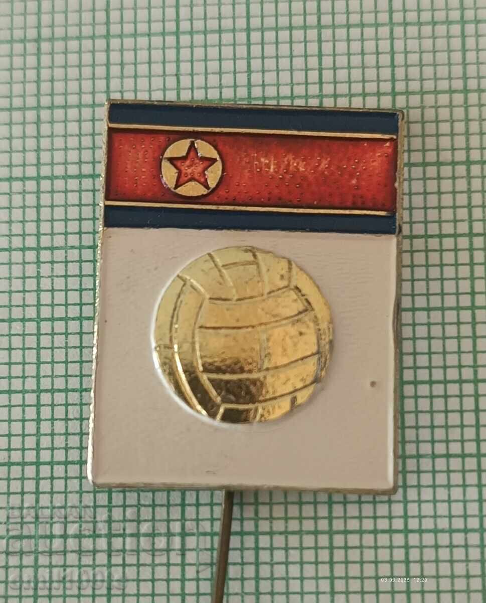 Значка- Северна Корея Федерация по Футбол