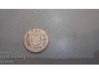 5 Franci 1954 litera V