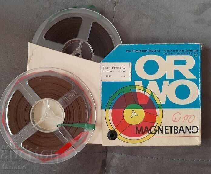 Delivery of 2 ORWO Magnetic Tape Reels Delivery of 2 ORWO Magnetic Tape Reels