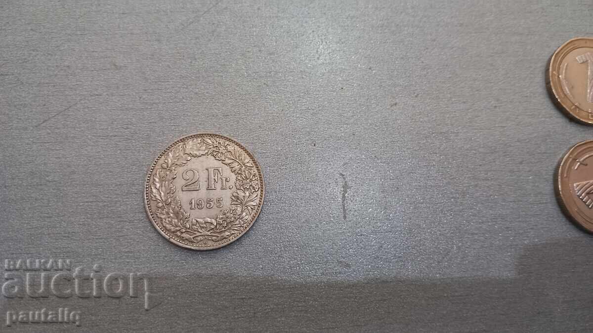 2 Φράγκα 1955 γ Γράμμα Β 2 Φράγκα 1955 γ Γράμμα Β