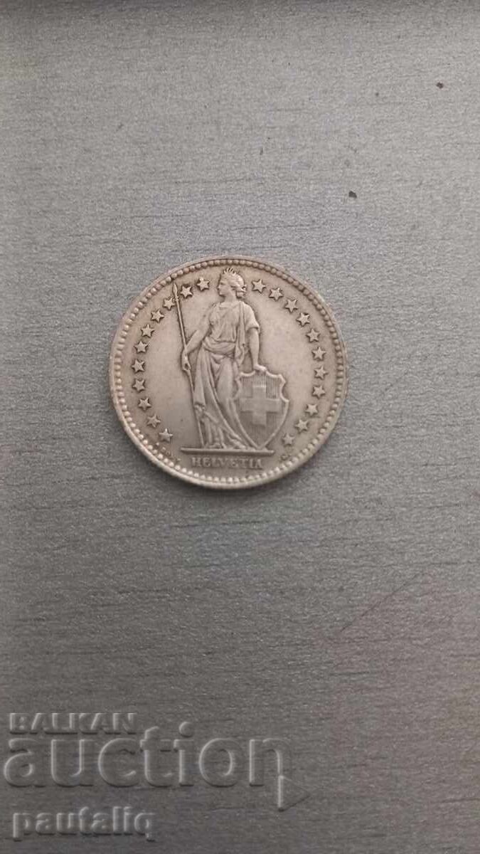 2 Франка  1958 г Буква В с цена 32.00 лв. | € 16.36