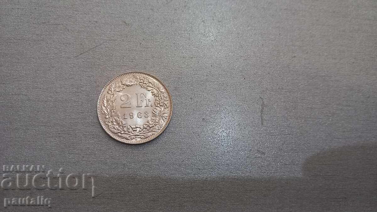 Доставка на 2 Франка  1963 г Буква В