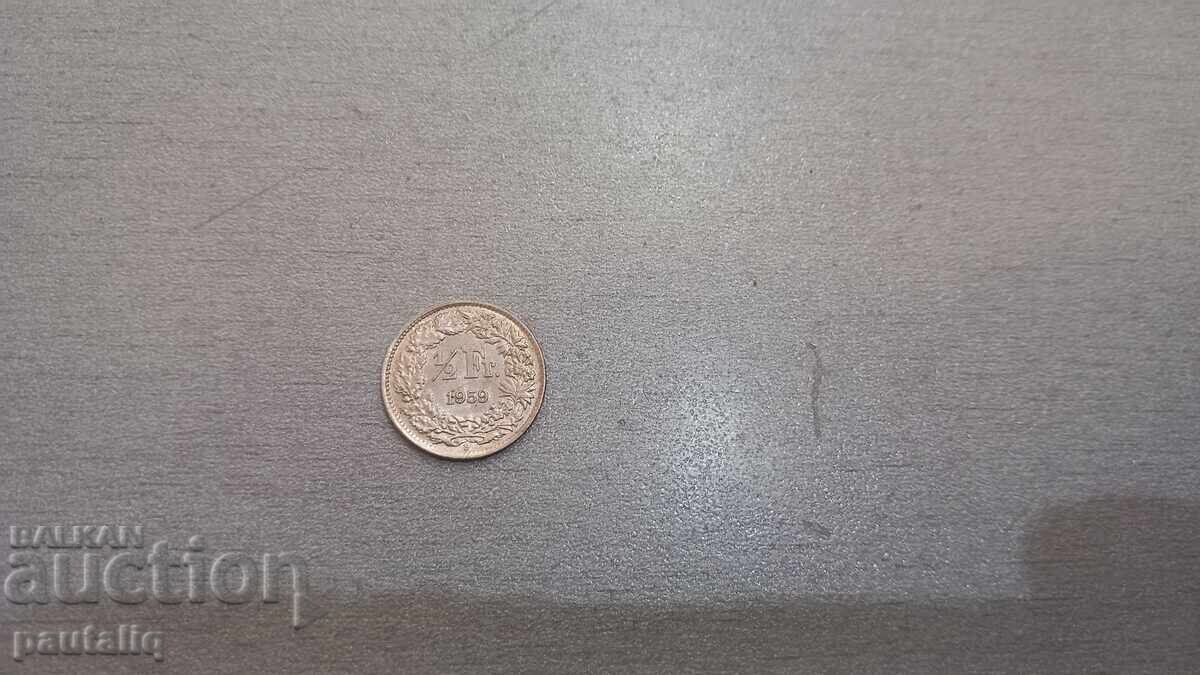 1|2 Φράγκο 1959 γρ Γράμμα Β