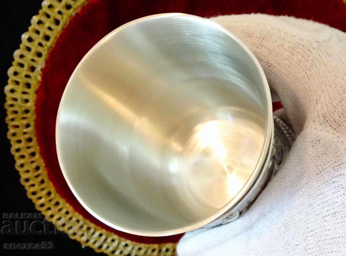 Δημοπρασία Κύπελλο από κασσίτερο 200 ml, σειρά Lindenwirtin, ερωτικό τραγούδι