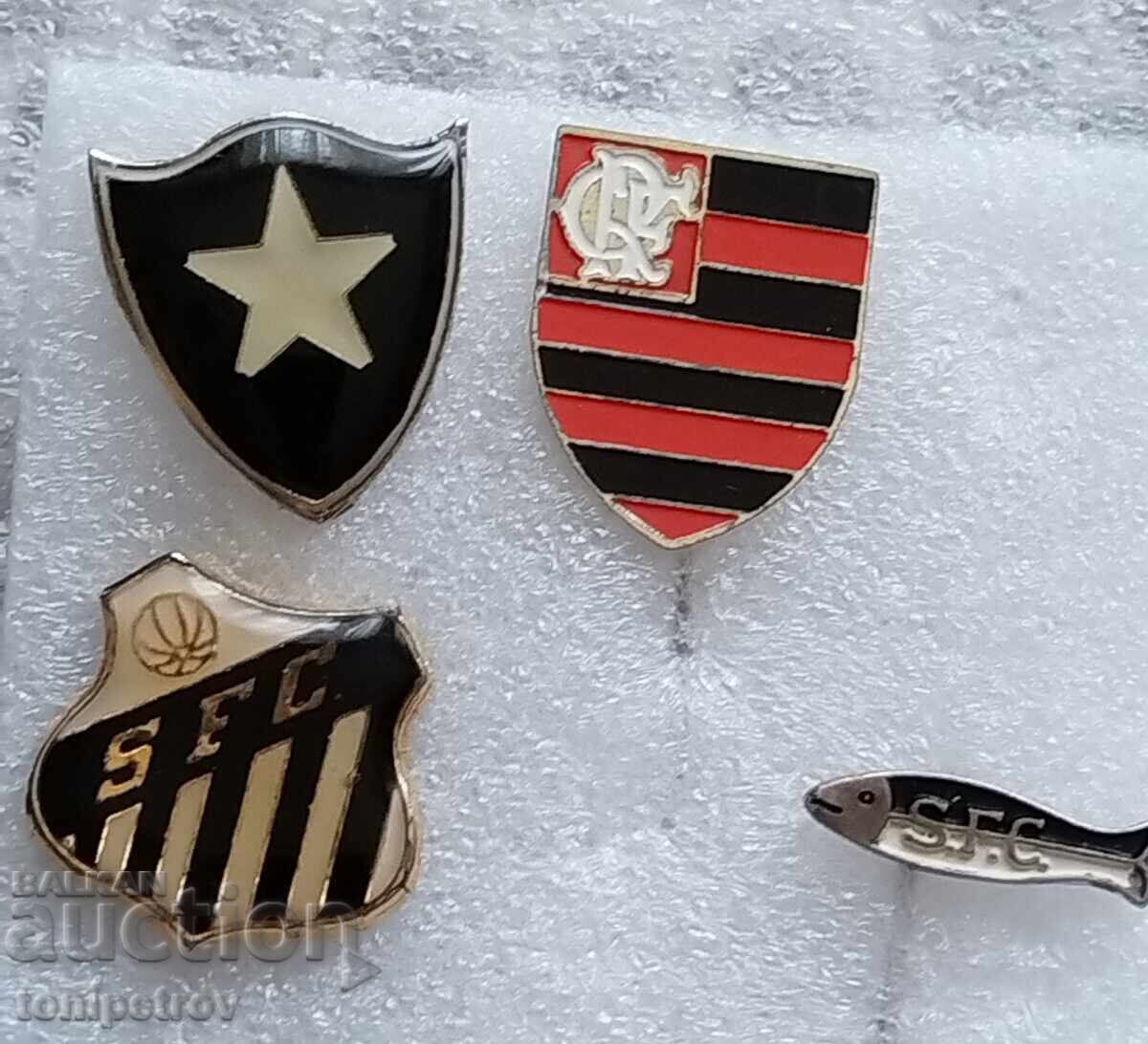 Football 4 badges Brazilian football teams Football 4 badges Brazilian football teams