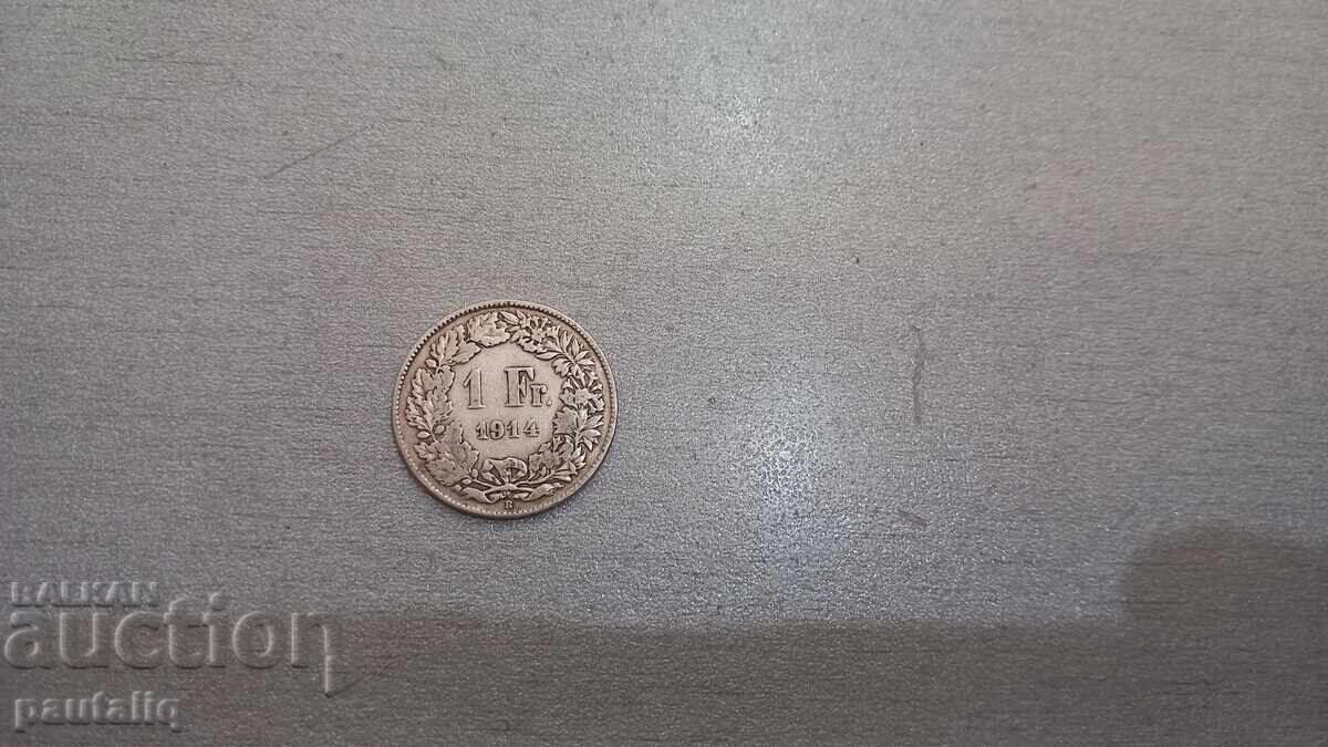 1 Φράγκο 1914 γρ Γράμμα Β