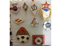 Ποδόσφαιρο 9 σήματα Ρωσικών ποδοσφαιρικών ομάδων