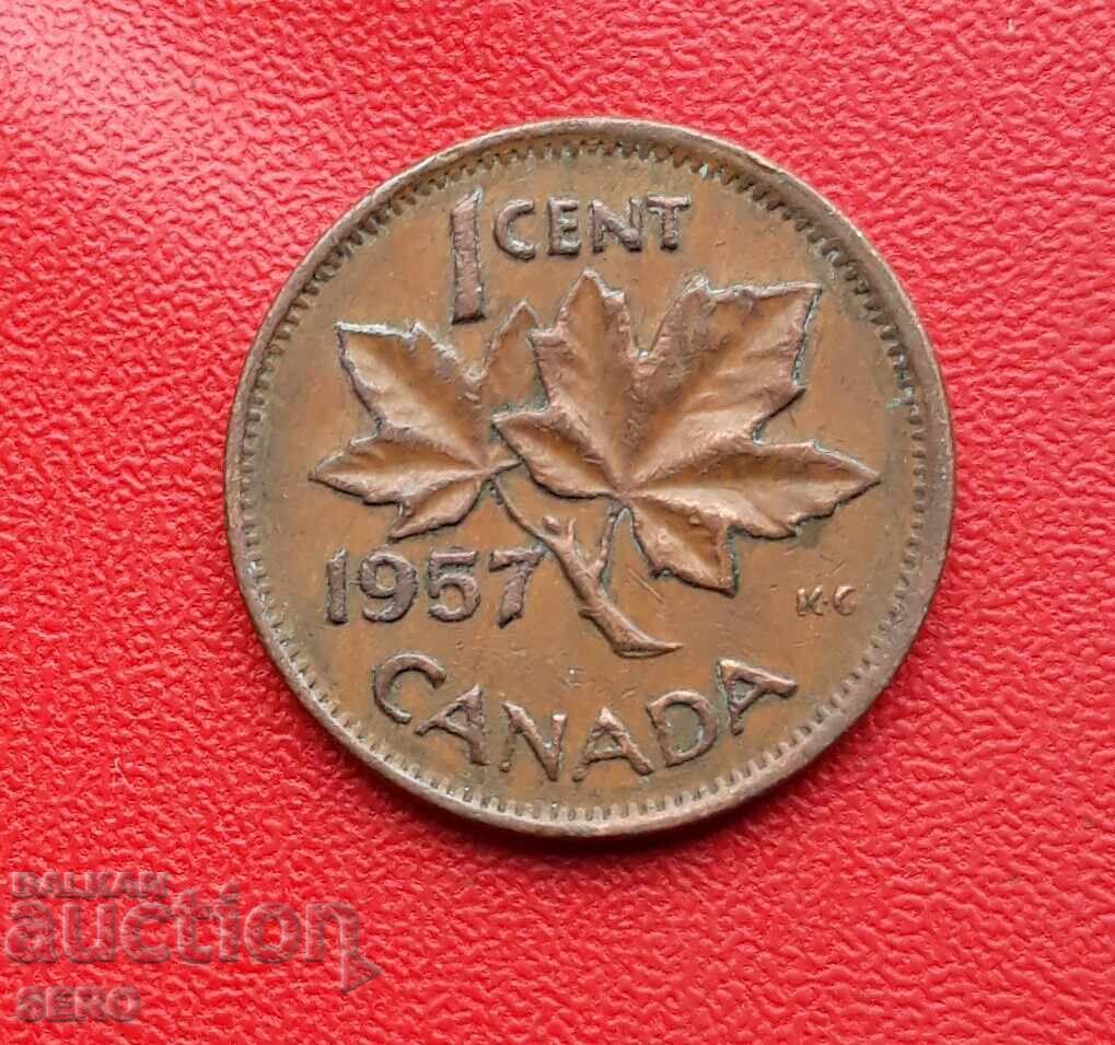 Canada-1 cent 1957 Canada-1 cent 1957