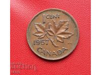 Canada-1 cent 1957
