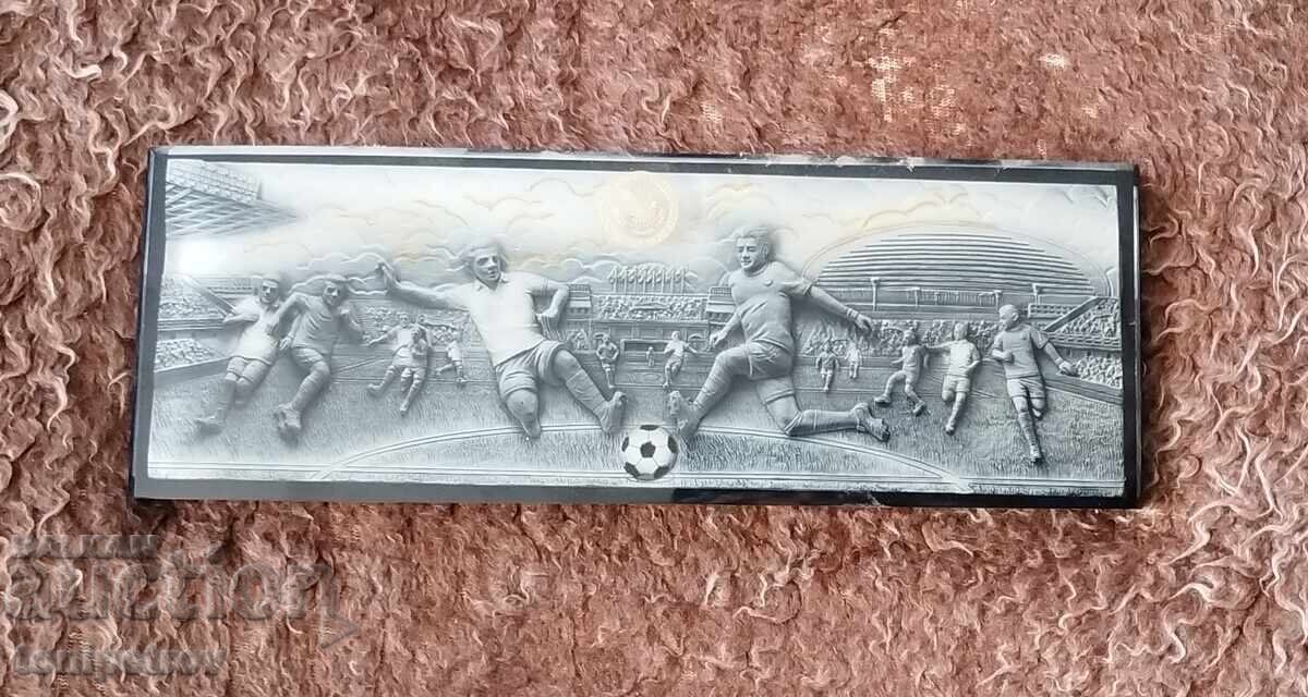 Футбол плакет Казахстан 100 години