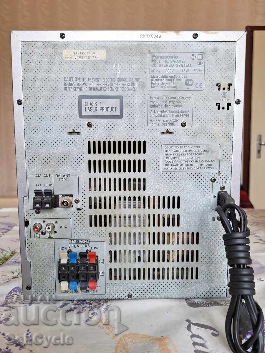 ✅SISTEM AUDIO PANASONIC SA-AK27❗ - 5
