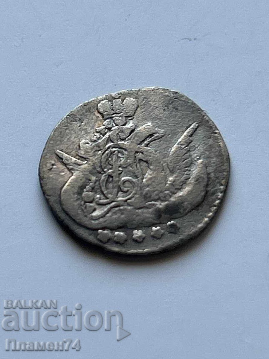 5 копейки 1758г  облачник Русия с цена 170.00 лв. | € 86.92