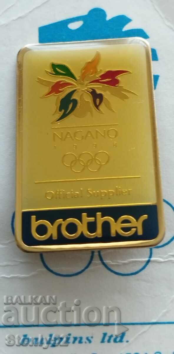 Olympic Badge from Nagano 1998 Olympic Badge from Nagano 1998