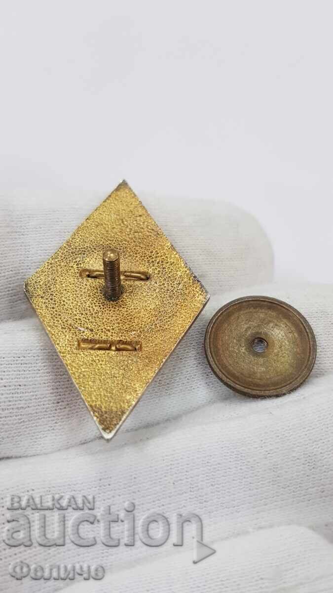 Collectible Military Badge, "VVUZ" V. Levski - 1965-1970 - 5