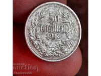 Bŭlgariya 50 stotinki 1913 g