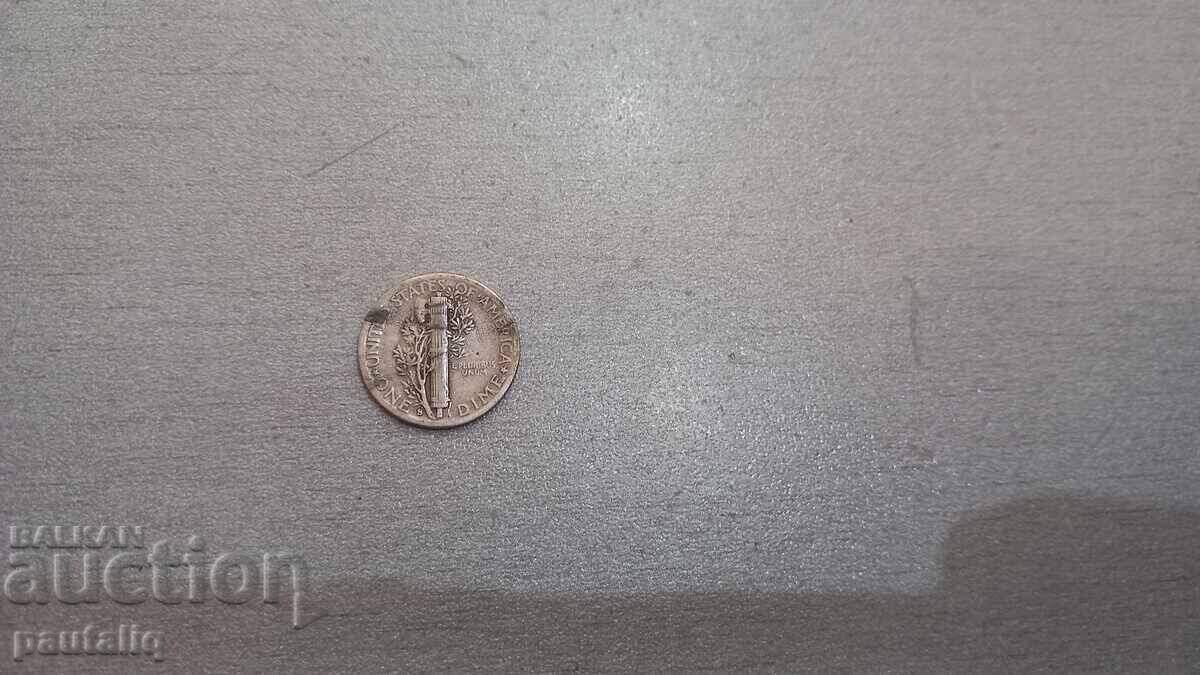 Delivery of 10 cents 1943 USA Delivery of 10 cents 1943 USA