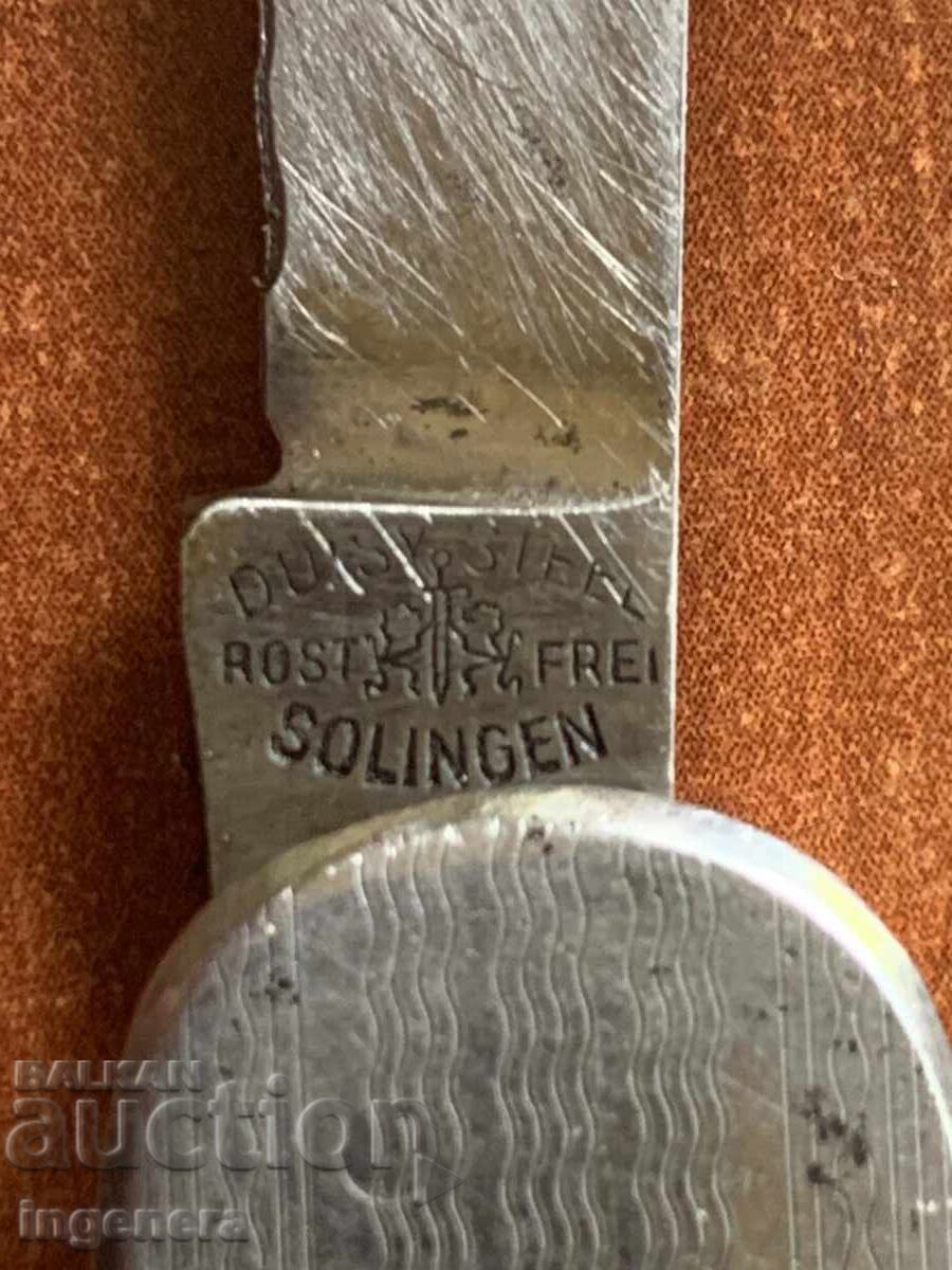 Аукцион НОЖ СГЪВАЕМ НОЖКА СТАРИННА ОСТРИЕ-СОЛИНГЕН SOLINGEN