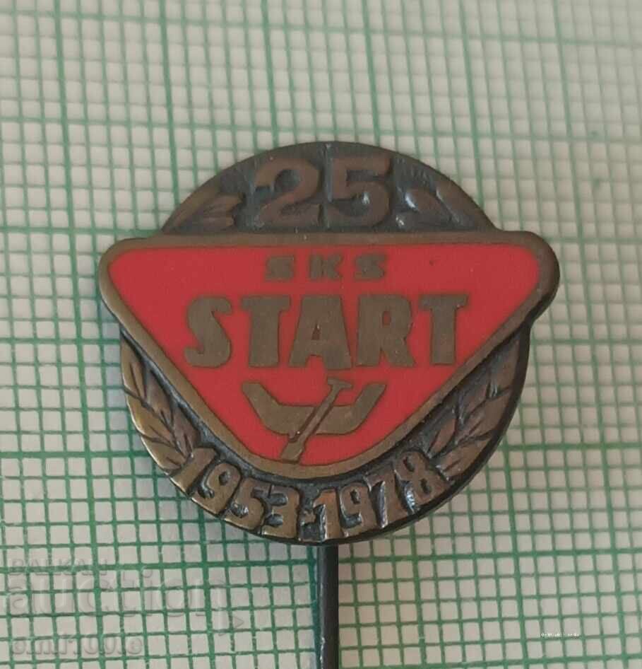 Badge - 25g Sports and Football Club SKS START Lodz Poland
