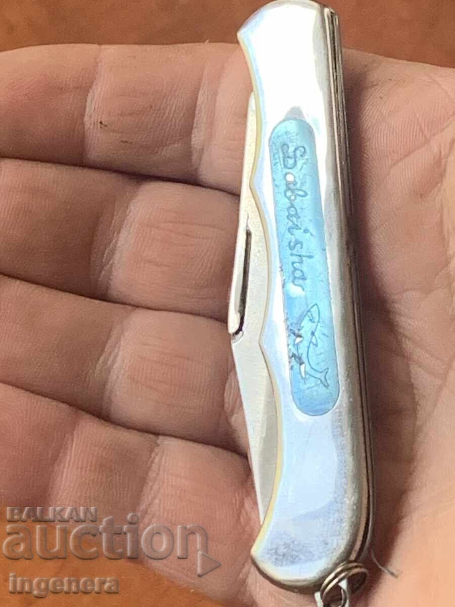 Licitație CUȚIT PLIABIL CUȚIT VECHI LAMĂ-PENTRU PESCARI