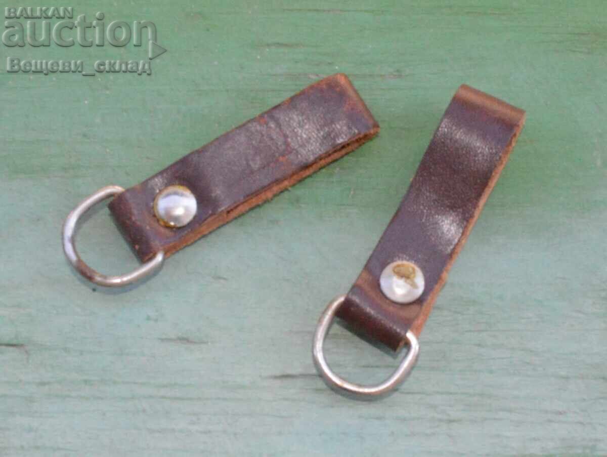 Nut carriers for a BNA (Bulgarian People's Army) military belt, 2 pieces