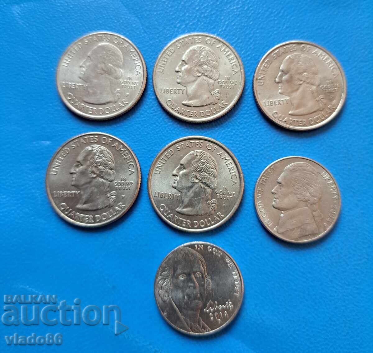 Παρτίδα επετειακών κουόρτερ, επετειακά 5 σεντ ΗΠΑ - 5 Παρτίδα επετειακών κουόρτερ, επετειακά 5 σεντ ΗΠΑ - 5