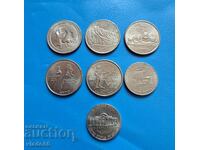 Lot of commemorative quarters, commemorative US 5 cents