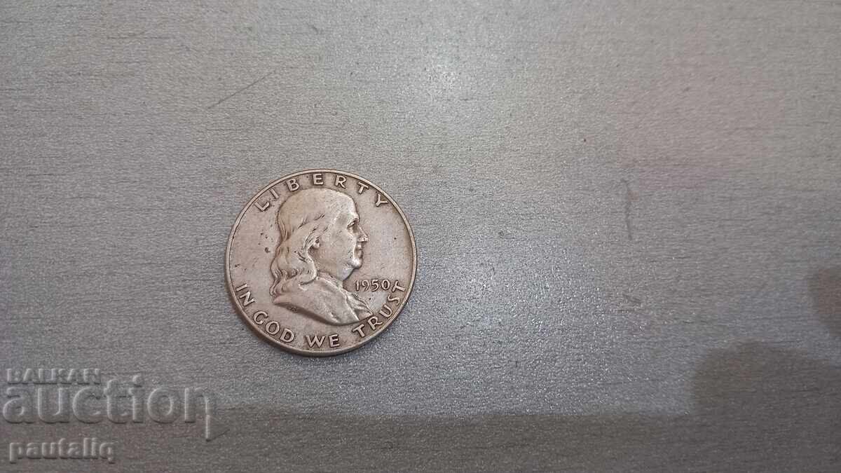 1/2 долар 50 цента 1950 г САЩ 1/2 долар 50 цента 1950 г САЩ