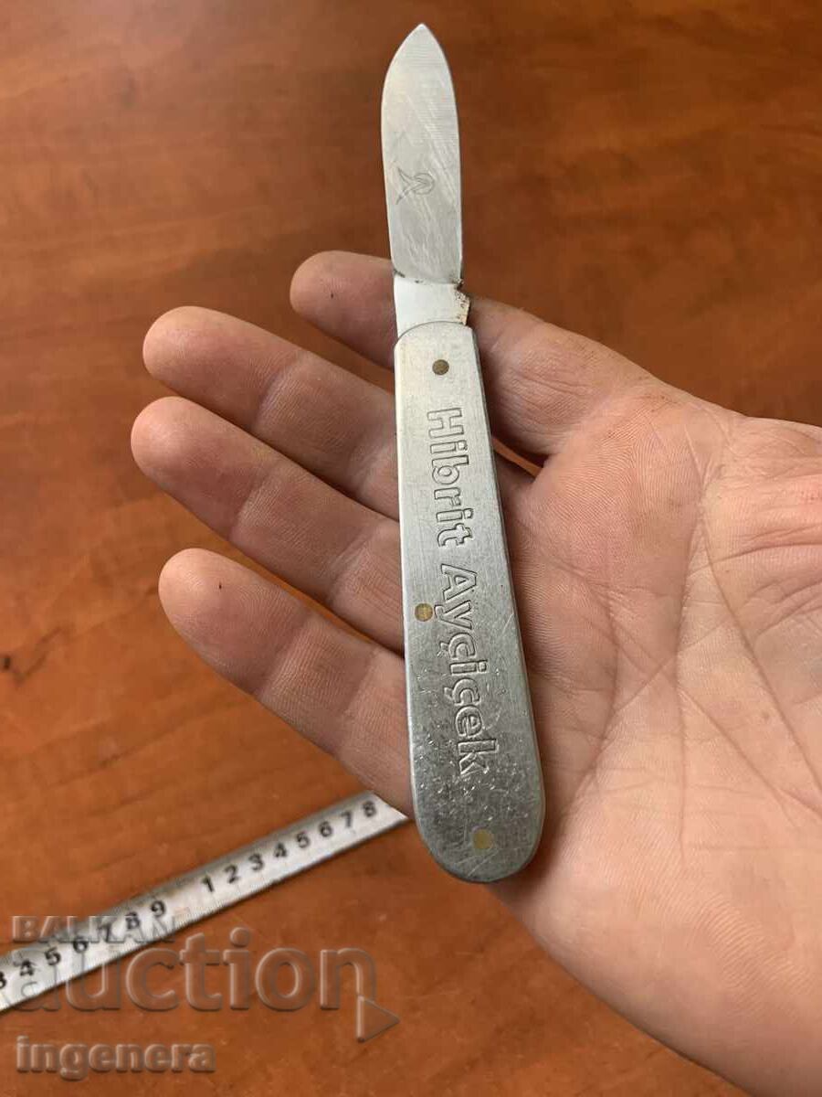 Licitație CUȚIT PLIANT PICIOARE LAMA ANTICĂ