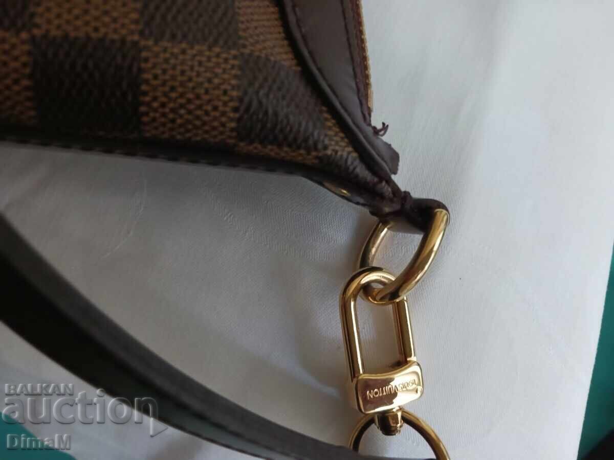 Louis Vuitton Damier Ebene Illovo PM N51996 Brown Bag - 5 Louis Vuitton Damier Ebene Illovo PM N51996 Brown Bag - 5
