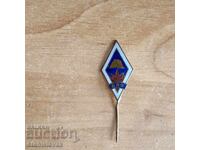 Σημάδι εθελοντικής πυροσβεστικής προστασίας μπρονζεμάιλοβα