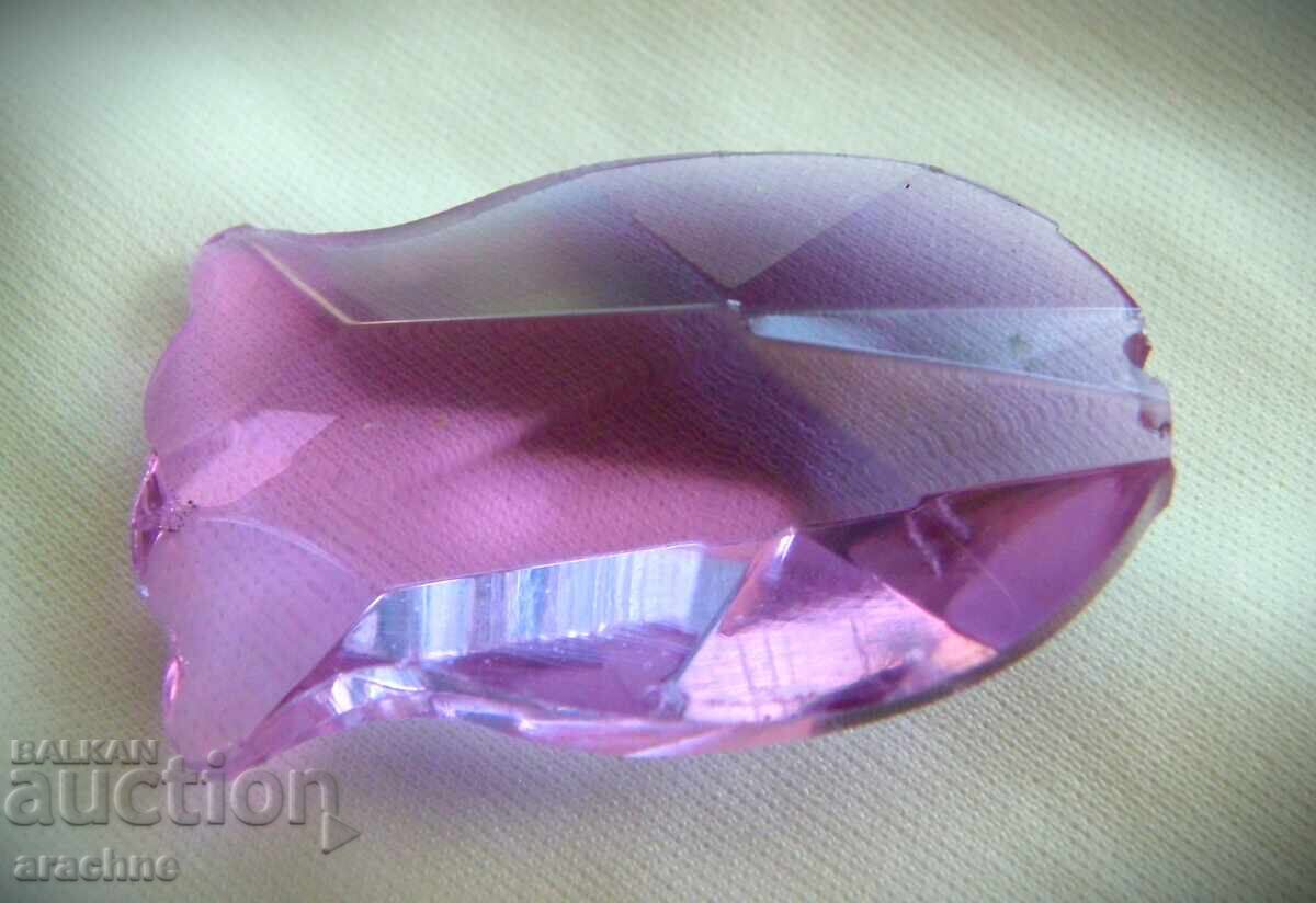 Rare neodymium glass fish, ZBS, Czechoslovakia, 60s - 5