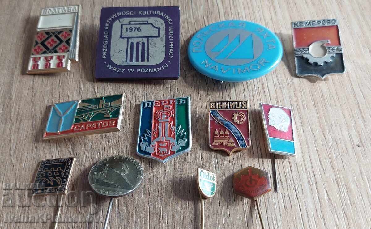 Παράδοση Σήματα συλλεκτών 12 τεμάχια