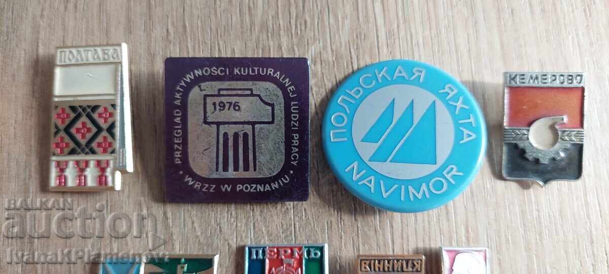 Insigne pentru colecționari, 12 bucăți - 5