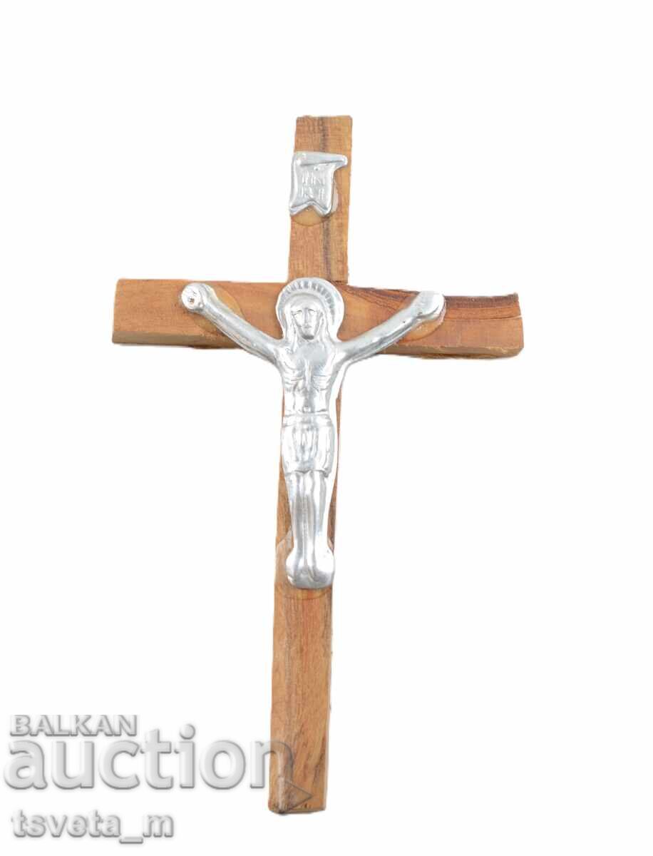 Дървен кръст разпятие