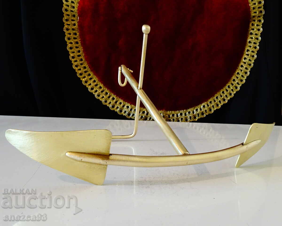 Бронзова морска котва 24 см. - 5