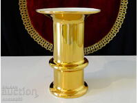 Vază din porțelan bavarez Gerold, aur de 24 de carate