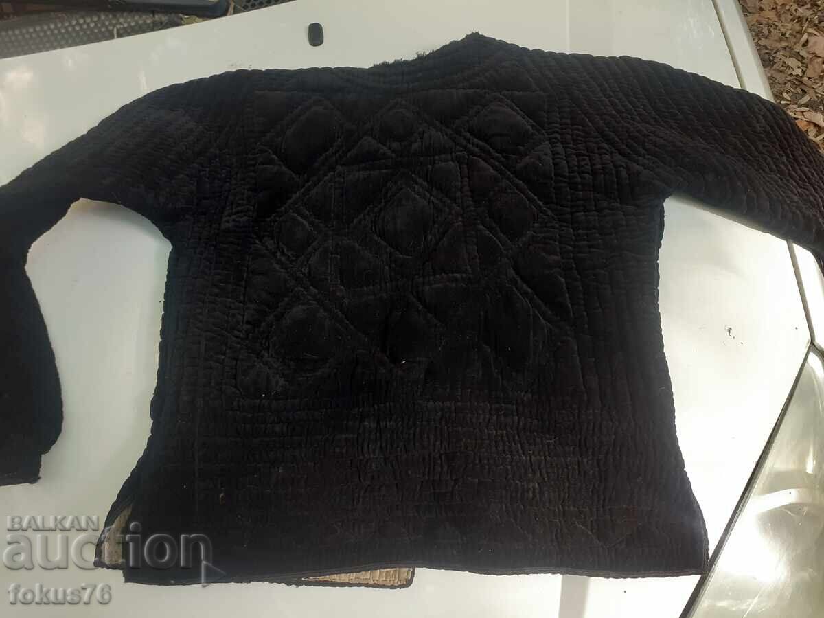 Auction  Old Revival Outer Garment Anteriya Costume - Black Velvet