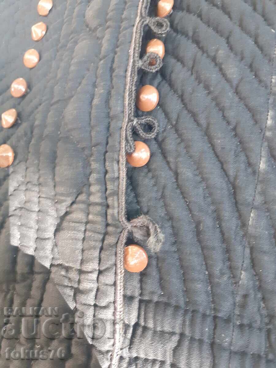 Old Revival garment vest waistcoat anteria folk costume - black - 5 Old Revival garment vest waistcoat anteria folk costume - black - 5