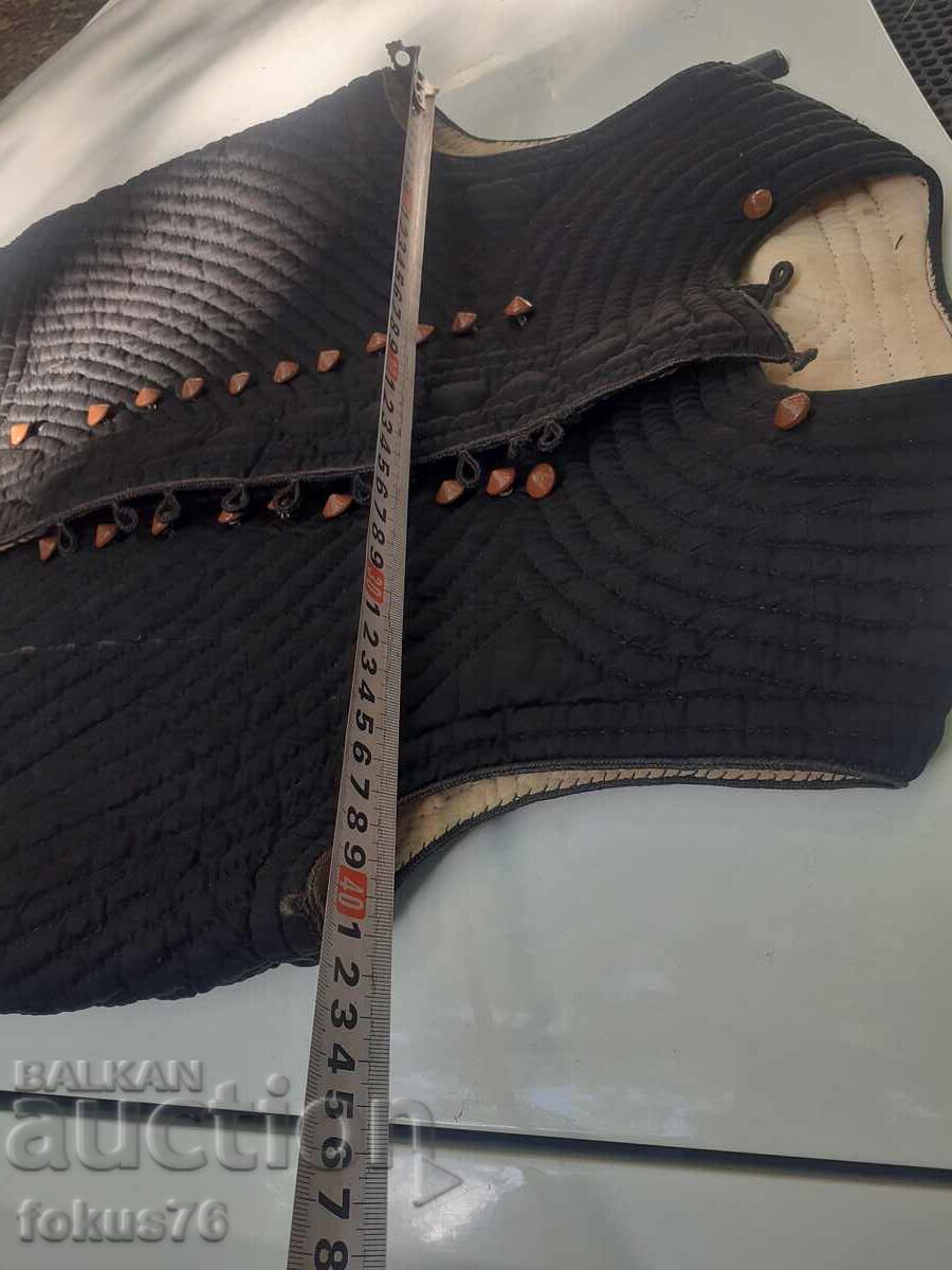 Old Revival garment vest waistcoat anteria folk costume - black - 7 Old Revival garment vest waistcoat anteria folk costume - black - 7