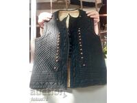 Veche haină renascentistă vestă jiletcă anterie costum popular - negru