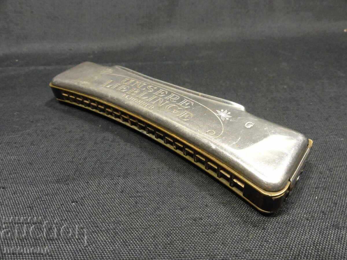 Delivery of OLD RETRO MOUTH HARMONICA HOHNER UNSERE LIEBLINGE GERMANY