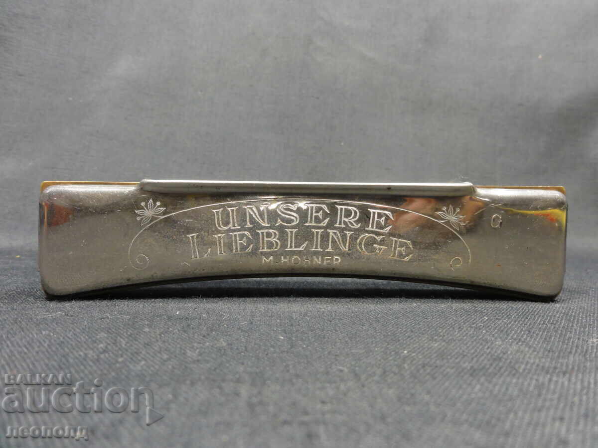 OLD RETRO MOUTH HARMONICA HOHNER UNSERE LIEBLINGE GERMANY