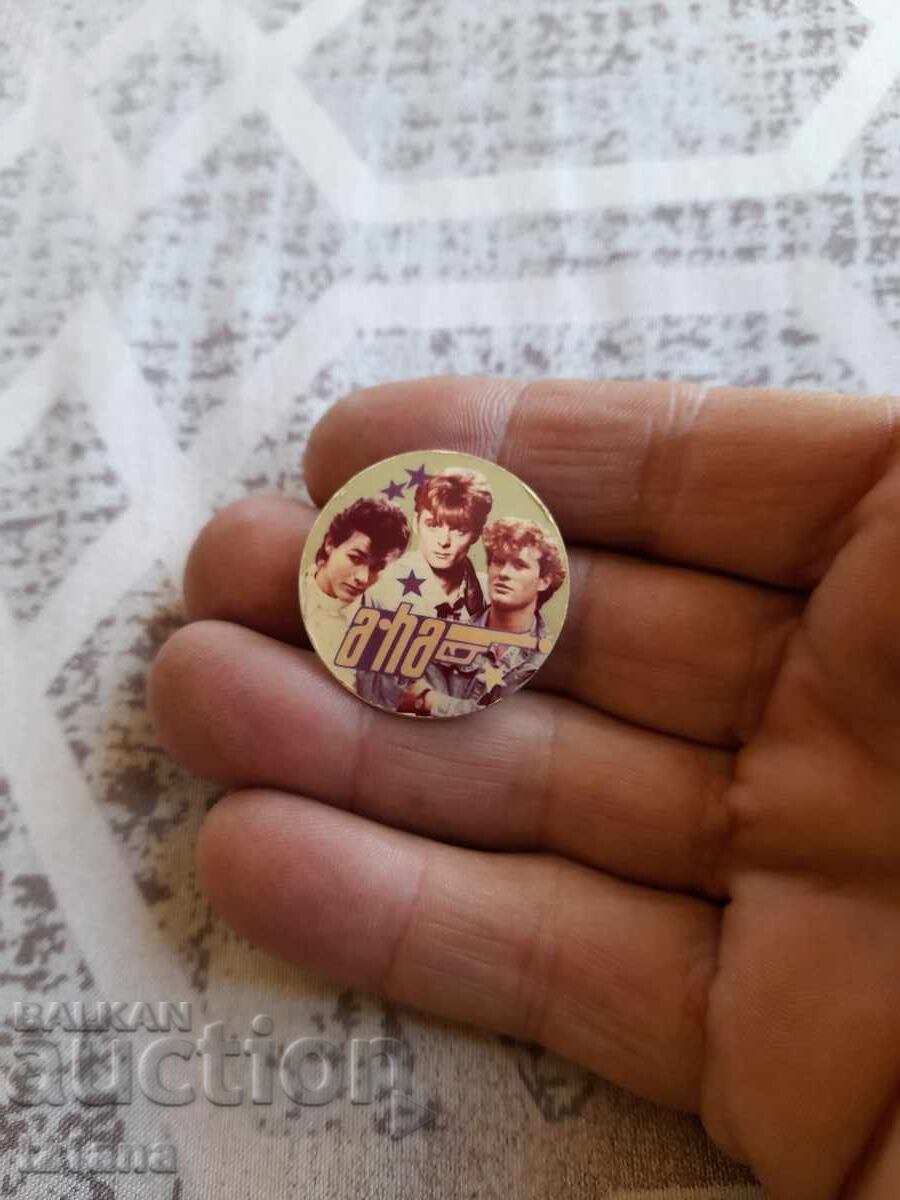 Old A-HA badge with price 11.00 BGN | € 5.62