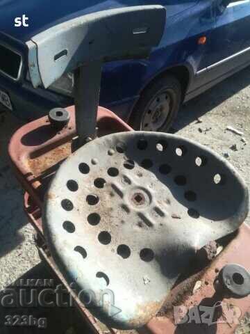 Retro seat from a cannon, tractor Retro seat from a cannon, tractor
