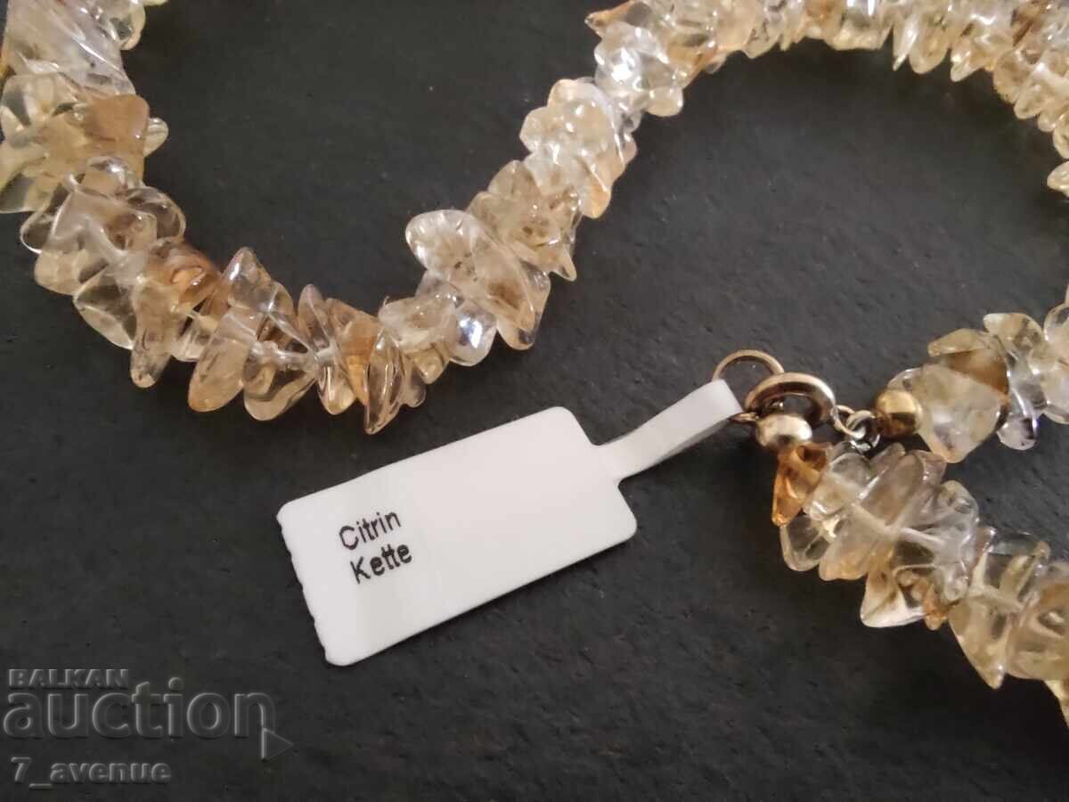 Licitație Colier, lănțișor, bijuterii pietre naturale, Citrin, 3.09.2025 Licitație Colier, lănțișor, bijuterii pietre naturale, Citrin, 3.09.2025