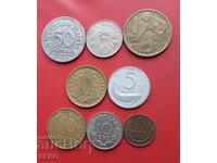 Mixed lot of 8 coins