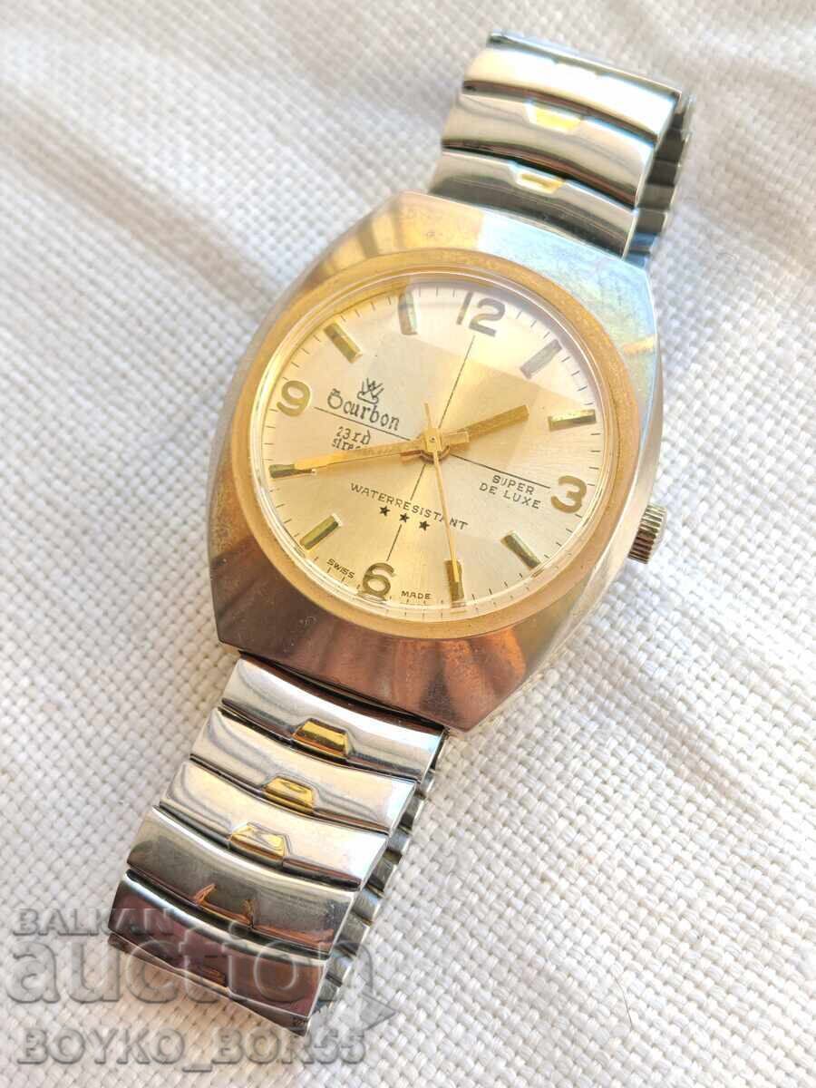 Σπάνιο Αυθεντικό Ελβετικό Ανδρικό Ρολόι Χεριού BOURBON - 6 Σπάνιο Αυθεντικό Ελβετικό Ανδρικό Ρολόι Χεριού BOURBON - 6