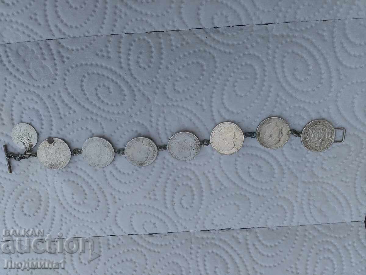 Brățară cu monede din argint cu preț € 40.00 | 78.23 BGN