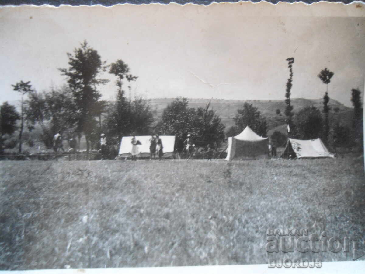 Fotografie veche, Lagăr, s. Pancharevo